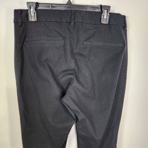 Old Navy Women Ankle Pants Size 12 High Waisted Pixie Skinny Black Secret Pocket - Picture 5 of 10
